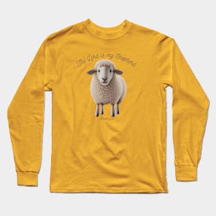 The Lord Is My Shepherd Psalm 23 Long Sleeve T-Shirt